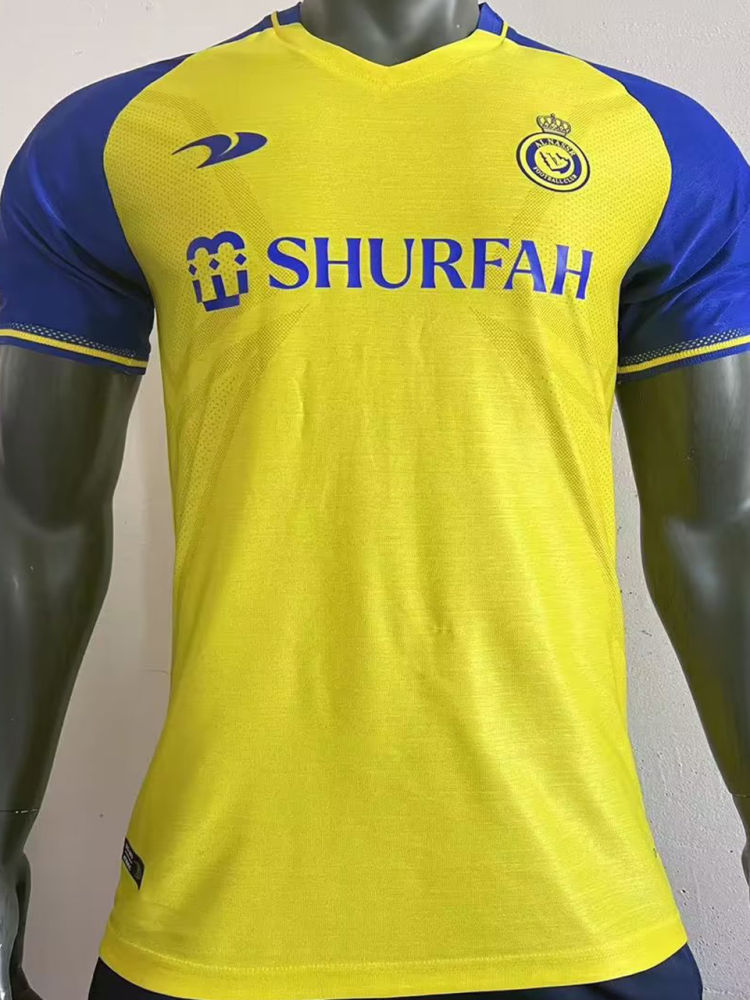 Al Nassr Home Men's Jersey 22/23- Player Issue – Complete Kitz