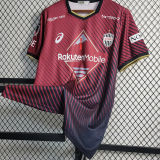 A.INIESTA #8 Vissel Kobe Home Red Fans Soccer Jersey 2023 (神户胜利船)