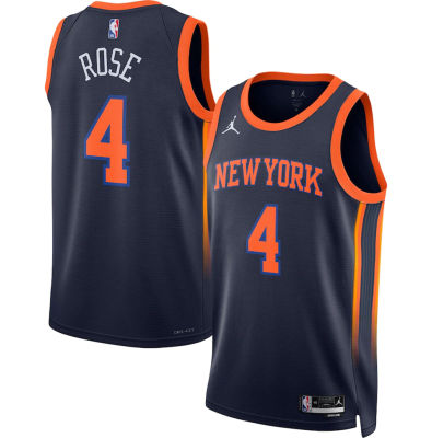 2023/24 NY Knicks RANODLE #30 Blue NBA Jerseys