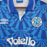 1991/93 Napoli Retro Home Soccer Jersey