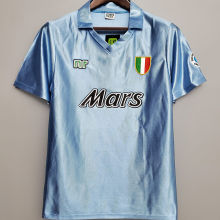 1990/91 Napoli Home Blue Retro Soccer Jersey
