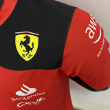 2023 Ferrari F1 Charles Leclerc #16 Red Team T-Shirt 圆领