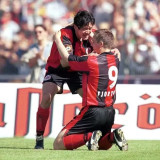 1998/2000 Frankfurt Home Red Black Retro Jersey