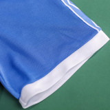 1981 Man City Centenary Cup Final Blue Retro Jersey