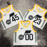 2023 Jazz MITCHELL #45 White  NBA Jerseys