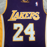 2008/09 Lakers BRYANT #24 Purple Retro  NBA Jerseys 热压