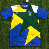 1991 Brazil Special Edition Retro Soccer Jersey