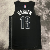 2023 Nets HARDEN #13 Black  NBA Jerseys