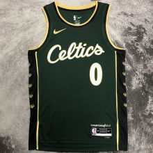 2023 Celtics TAYUM #0 Green City Edition NBA Jerseys