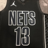 2023 Nets HARDEN #13 Black  NBA Jerseys