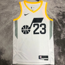 2023 Jazz MARKKANEN #23 White  NBA Jerseys