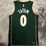 2023 Celtics TATUM #0 Green City Edition NBA Jerseys