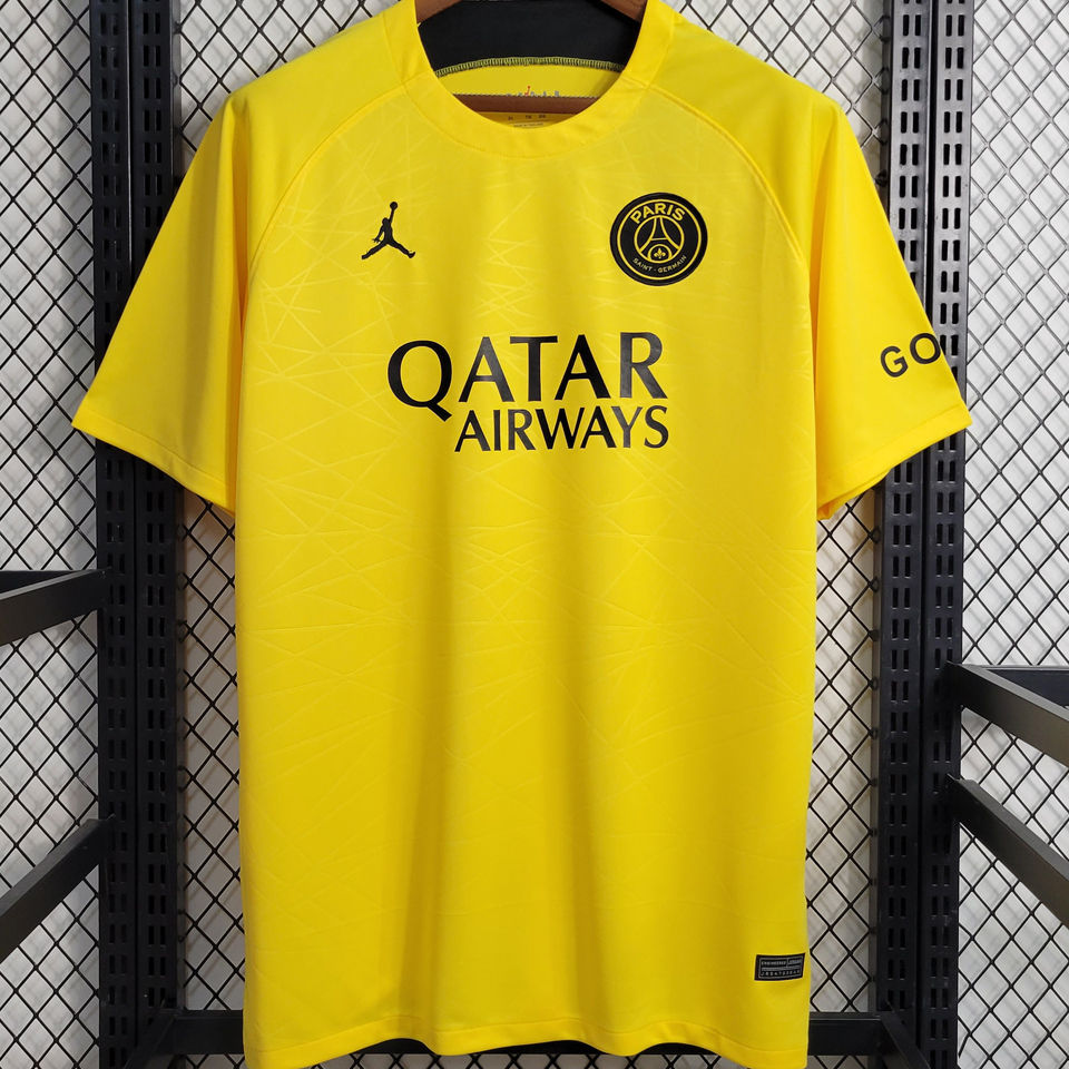 Yellow psg shirt cheap