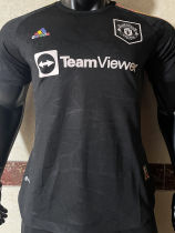 2023 M Utd Special Edition Black Player Version Soccer Jersey