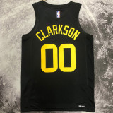 2023 Jazz CLARKSON #00 Black  NBA Jerseys