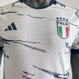 2023/24 Italy Away White Player Version Soccer Jersey
