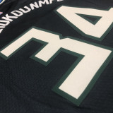 2023 Bucks ANTETOKOUNMPOL #34 Black  NBA Jerseys