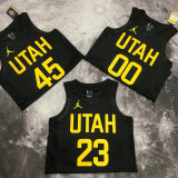 2023 Jazz CLARKSON #00 Black  NBA Jerseys