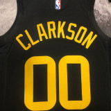 2023 Jazz CLARKSON #00 Black  NBA Jerseys