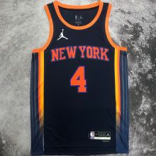 2023 NY Knicks ROSE #4 Black  NBA Jerseys