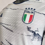 2023/24 Italy Away White Player Version Soccer Jersey