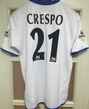 CRESPO #21 CFC Away White Retro Jersey 2003/05 (Have Patch 带英超臂章) ★★