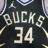 2023 Bucks ANTETOKOUNMPOL #34 Black  NBA Jerseys