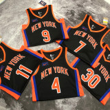 2023 NY Knicks ANTHONY #7 Black City Edition NBA Jerseys
