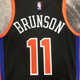 2023 NY Knicks BRUNSON #11 Black City Edition NBA Jerseys