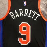 2023 NY Knicks BARRETT #9 Black City Edition NBA Jerseys