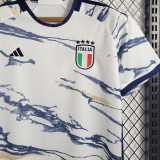 2023/24 Italy Away White kids Soccer Jersey