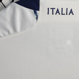 2023/24 Italy Away White Long Sleeve Jersey
