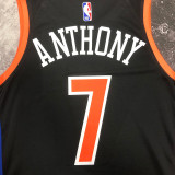 2023 NY Knicks ANTHONY #7 Black City Edition NBA Jerseys