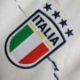 2023/24 Italy Away White kids Soccer Jersey