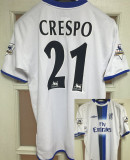 CRESPO #21 CFC Away White Retro Jersey 2003/05 (Have Patch 带英超臂章) ★★