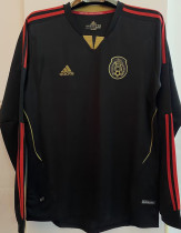 2011/12 Mexico Away Black Retro Long Sleeve Jersey