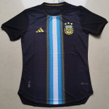 2023 Argentina Black Special Edition Player Version Jersey (3 Stars 3星)