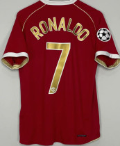 RONALDO #7 M Utd Home Retro Jersey 2006/07  (Have UCL Patch 带1个欧冠球 UCL  Font 欧冠字体 ) ★★