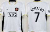 RONALDO #7 M Utd Away Retro Jersey 2006/07 (Have UCL Patch 带1个欧冠球 UCL Font 欧冠字体 )