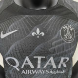 2023 PSG Black Player Version Soccer Jersey