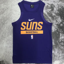 2023/24 Suns Purple Training Tank Top NBA Jerseys