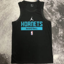 2023/24 Hornets  Black Training Tank Top NBA Jerseys