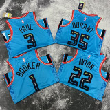 2023/24 Suns PAUL #3 Wathet City Edition NBA Jerseys