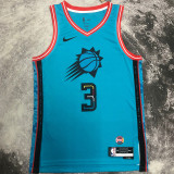 2023/24 Suns PAUL #3 Wathet City Edition NBA Jerseys