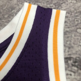 1984/85 Lakers JOHNSON #32 Retro Purple NBA Jerseys热压