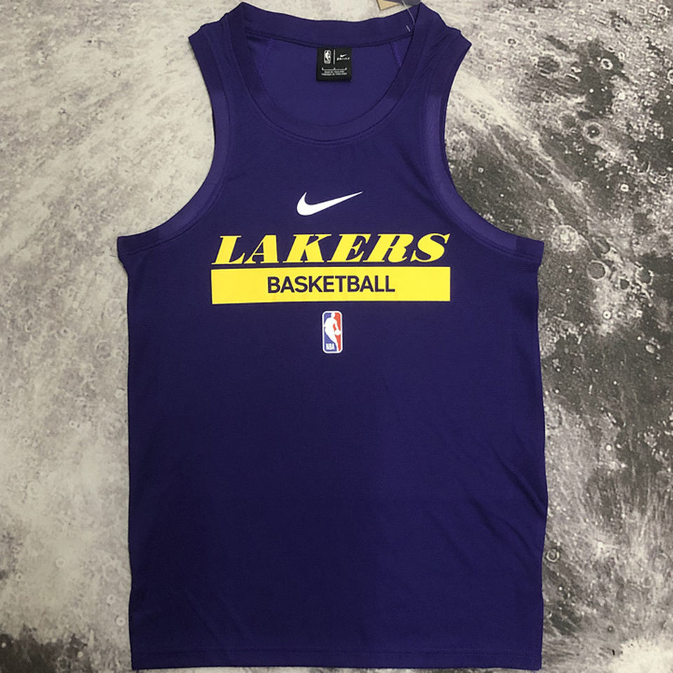 Nike Basketball LA Lakers NBA reversible tank in purple