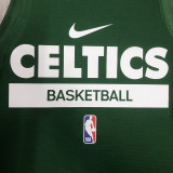 2023/24 Celtics Green Training Tank Top NBA Jerseys