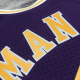 1998/99 Lakers RODMAN #73 Retro Purple NBA Jerseys热压