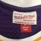 1998/99 Lakers RODMAN #73 Retro Purple NBA Jerseys热压