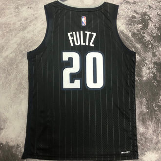 2023/24 Magic FULTZ #20 Black City Edition NBA Jerseys